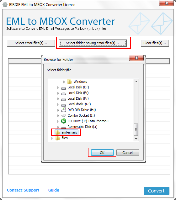 Convert EML to MBOX 7.2.9