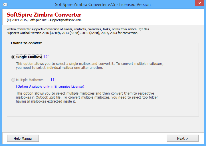 Configure Zimbra Mail in Outlook 2013